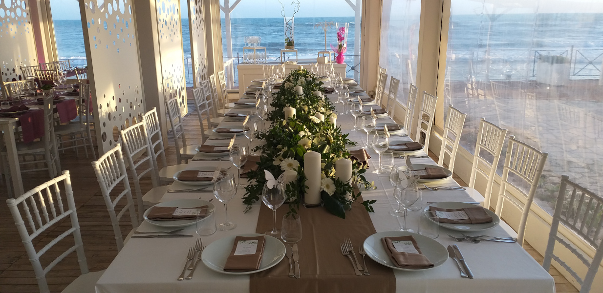 Allestimento 50esimo compleanno ad Ostia